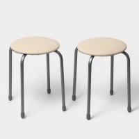 Набор табуретов «ЭКОНОМ» ТЭ2/СК, слоновая кость, 2 шт Набор табуретов «ЭКОНОМ» ТЭ2/СК, слоновая кость, 2 шт