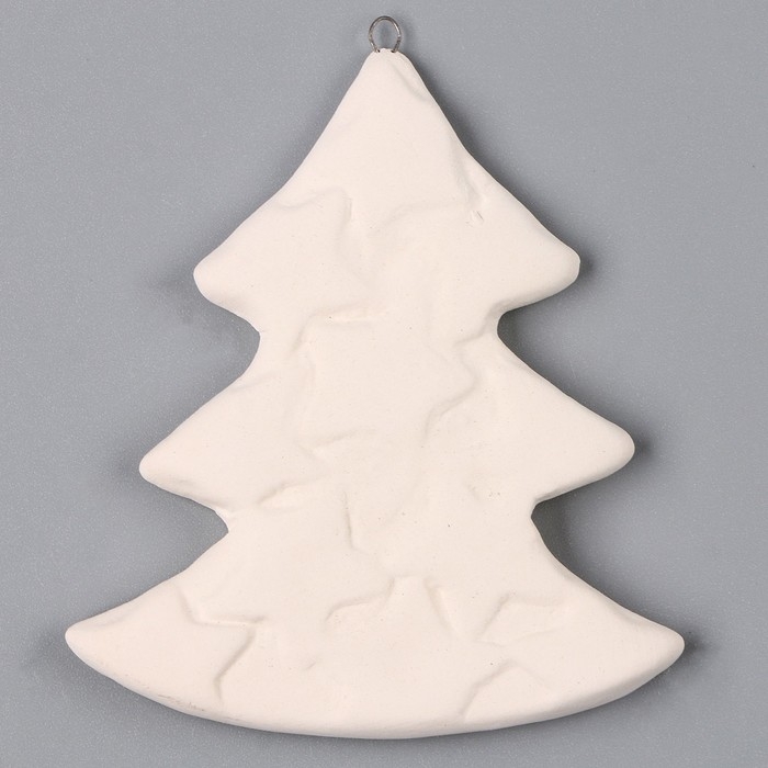 Новый год! Ёлочное украшение под раскраску &laquo;Елочка со звездами&raquo;, с подвесом