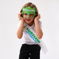 Карнавальные очки &laquo;Выпускник детского сада&raquo;, зелёные