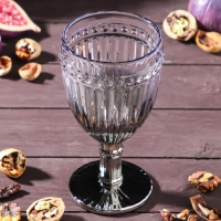 Набор бокалов из стекла Magistro &laquo;Босфор&raquo;, 250 мл, 6 шт, цвет градиент серебро