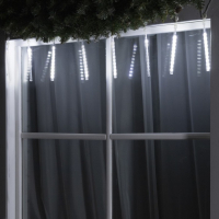 Гирлянда &laquo;Сосульки&raquo; 2.4 &times; 0.2 м, IP44, прозрачная нить, 96 LED, свечение белое с эффектом стекания, 12 В