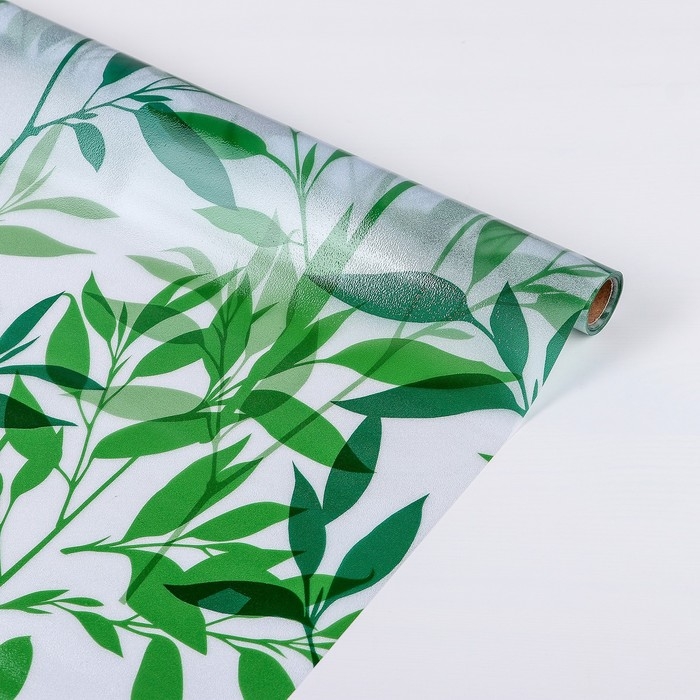 Плёнка самоклеящаяся «Листья», 45×200 см Плёнка самоклеящаяся «Листья», 45×200 см