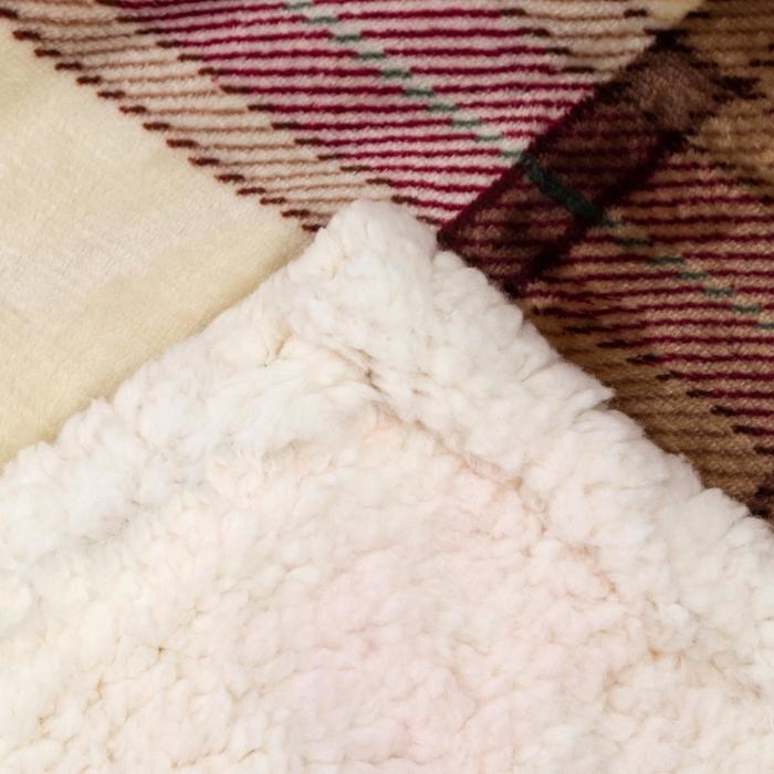 Плед &laquo;Милан&raquo;, 150х210 см, искусственный мех, 400 г/м, полиэстер