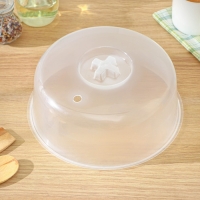 Крышка для СВЧ, d=25 см, h=10,5 см, цвет прозрачный Крышка для СВЧ, d=25 см, h=10,5 см, цвет прозрачный