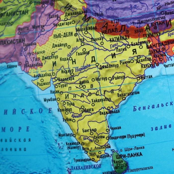 Глобус политический Глобус политический "День и ночь", диаметр 250 мм, интерактивный, политический + звездное небо, подсветка от батареек, с очками