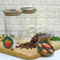 Банка для хранения Дорого внимание &laquo;Аромат праздника&raquo;, стекло, 450 мл