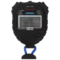 Секундомер, 10 отсечек