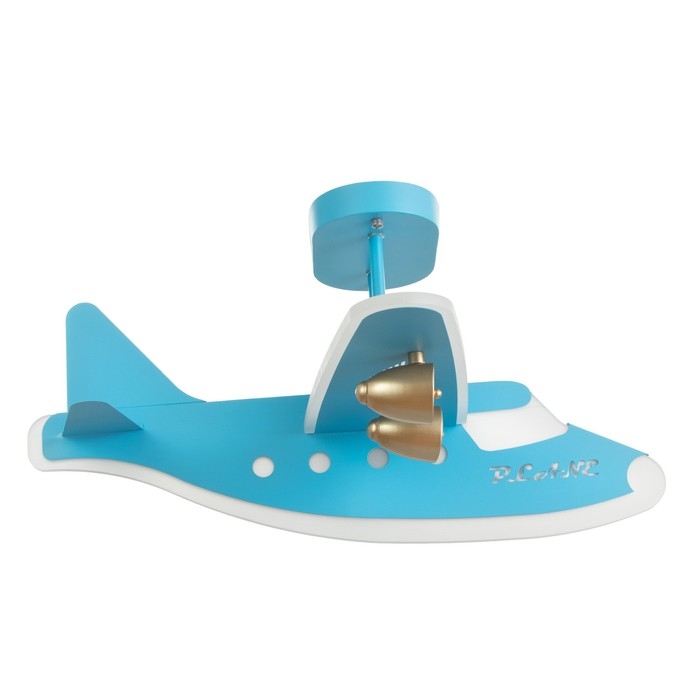 Люстра "Самолет" LED 128Вт 3000-6000К синий 71х61х32 см