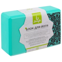 Блок для йоги Sangh, 23×15×8 см, цвет мятный Блок для йоги Sangh, 23×15×8 см, цвет мятный