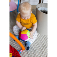 Развивающая игрушка &laquo;Мяч футбольный цветной&raquo;, с бубенчиком