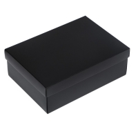 Коробка подарочная складная, упаковка, &laquo;Чёрная&raquo;, 21 х 15 х 7 см