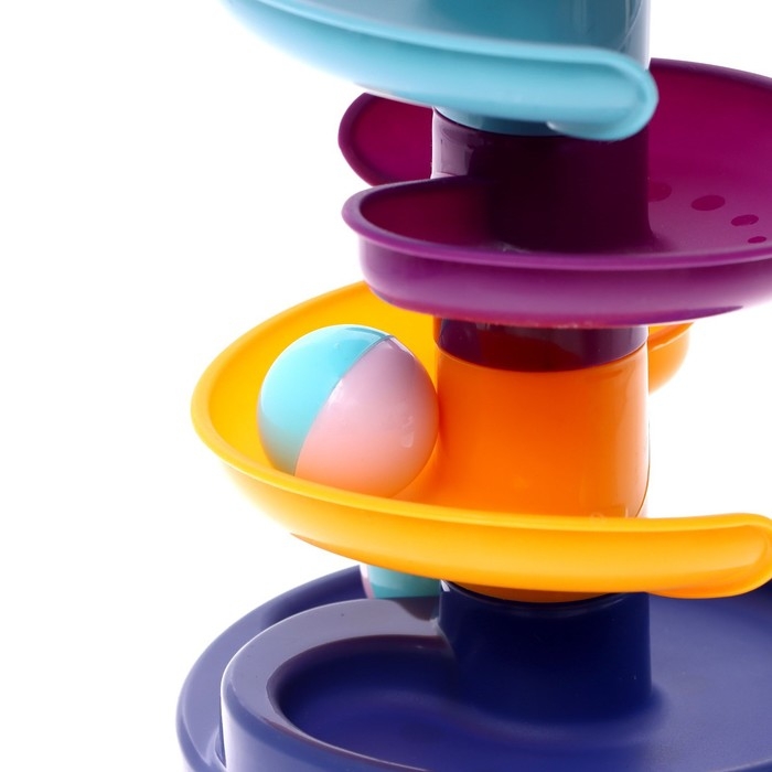 Развивающая пирамидка &laquo;Попади в корзину&raquo;, 8 элементов, цвет серый