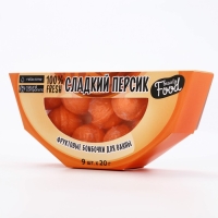 Подарочный набор косметики &laquo;Сладкий персик&raquo;, бомбочки для ванны, 9 х 20 г, аромат персика, BEAUTY FOOD