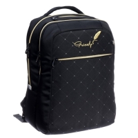 Рюкзак молодёжный 40 х 28 х 16 см, Grizzly, эргономичная спинка, отделение для ноутбука, чёрный Рюкзак молодёжный 40 х 28 х 16 см, Grizzly, эргономичная спинка, отделение для ноутбука, чёрный