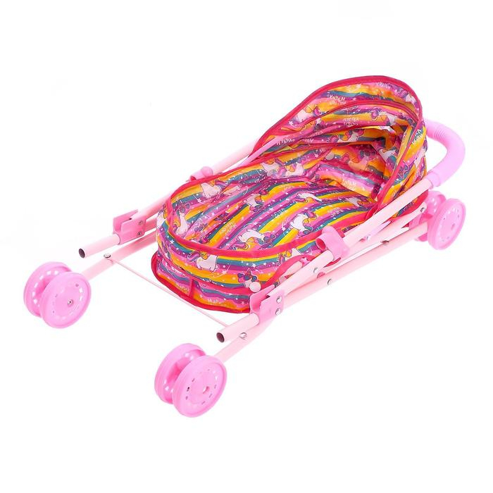 Коляска для кукол &laquo;Модная&raquo; универсальная, металлический каркас