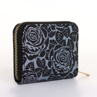 Кошелёк женский на молнии, цвет чёрный Кошелёк женский на молнии, цвет чёрный