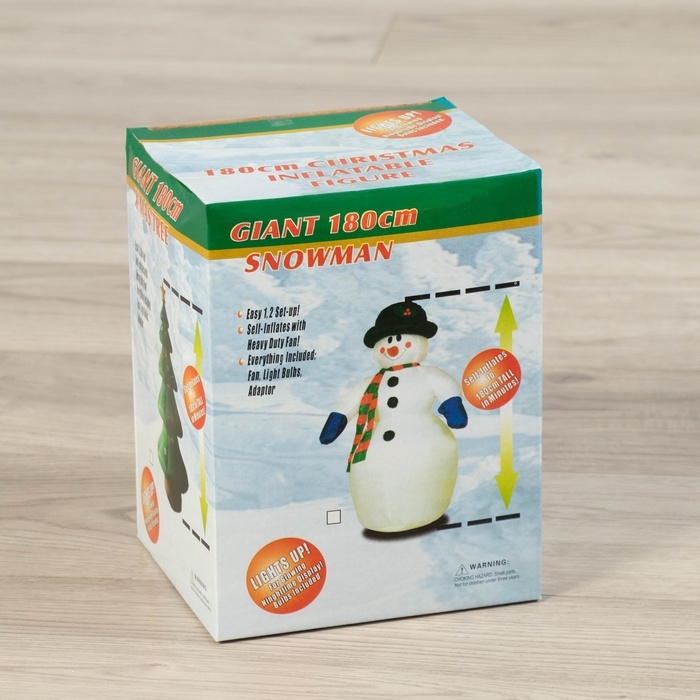 Надувная фигура Надувная фигура "Дед Мороз" приветствует, 180 см