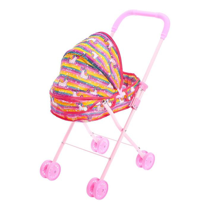 Коляска для кукол &laquo;Модная&raquo; универсальная, металлический каркас
