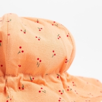 Панама детская MINAKU "Вишенка" цв. персиковый/бежевый, р-р 46 Панама детская MINAKU "Вишенка" цв. персиковый/бежевый, р-р 46