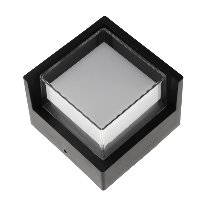 Светильник фасадный &laquo;Сити&raquo;, FSD-037, 5 Вт, 4000К, квадрат, IP65, 220 В, пластик, черный