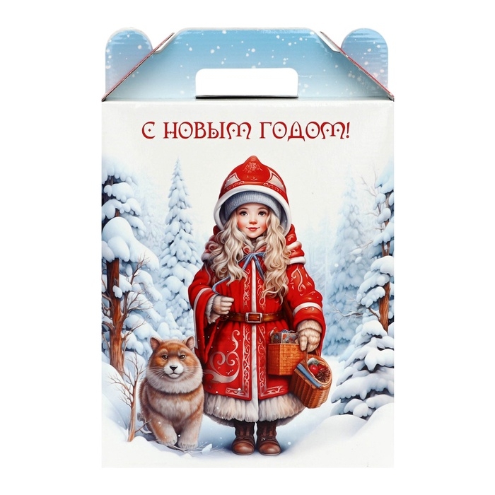 Подарок "Русь" (750 гр) Новогодний подарочный набор №341
