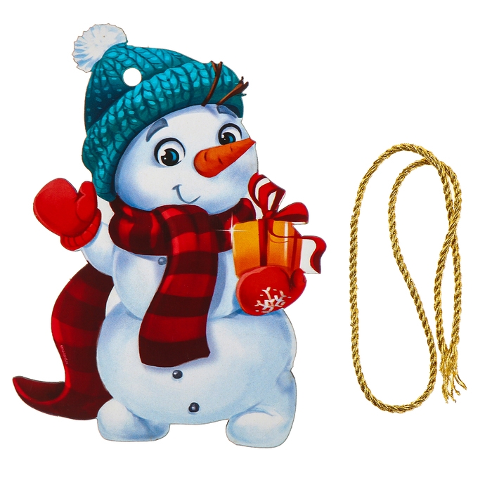 Деревянная ёлочная подвеска «Новый год! Снеговичок» Деревянная ёлочная подвеска «Новый год! Снеговичок»