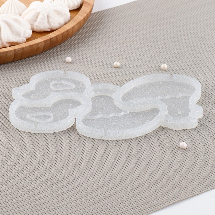 Силиконовый молд для леденцов и шоколада &laquo;Курочка и цыпленок&raquo;, 7&times;6, 5,5&times;5 см, цвет прозрачный