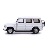 Машина металлическая MERCEDES-BENZ G350D, 1:42, инерция, открываются двери, цвет белый Машина металлическая MERCEDES-BENZ G350D, 1:42, инерция, открываются двери, цвет белый