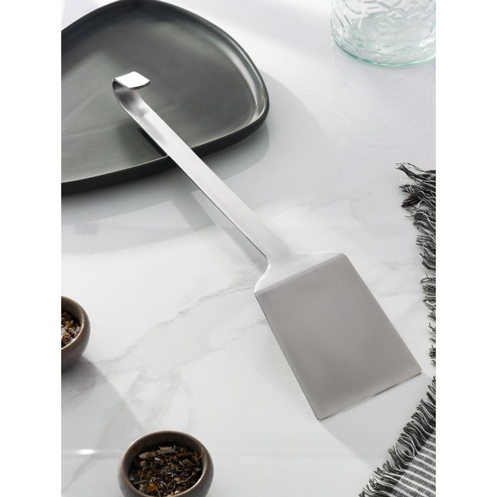 Лопатка из нержавеющей стали Доляна &laquo;Индия&raquo;, длина 39 см