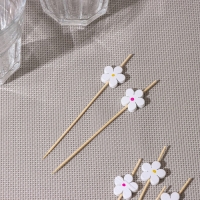 Шпажки Доляна «Ромашки», 12 см, набор 25 шт Шпажки Доляна «Ромашки», 12 см, набор 25 шт