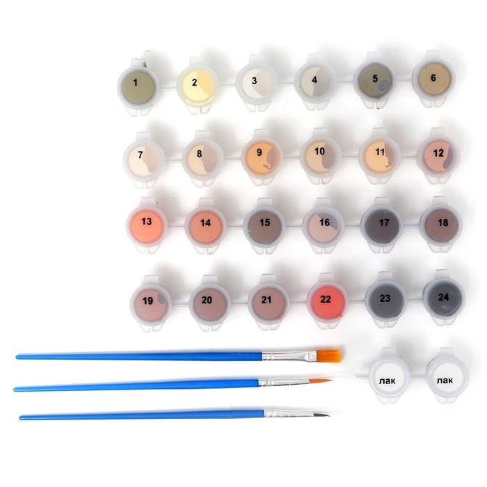 Картина по номерам на холсте с подрамником «Воин в огне», 40 х 50 см Картина по номерам на холсте с подрамником «Воин в огне», 40 х 50 см