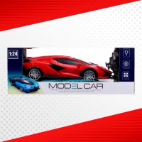 Машина радиоуправляемая &laquo;Купе&raquo;, 1:24, световые эффекты, работает от батареек, цвет красный