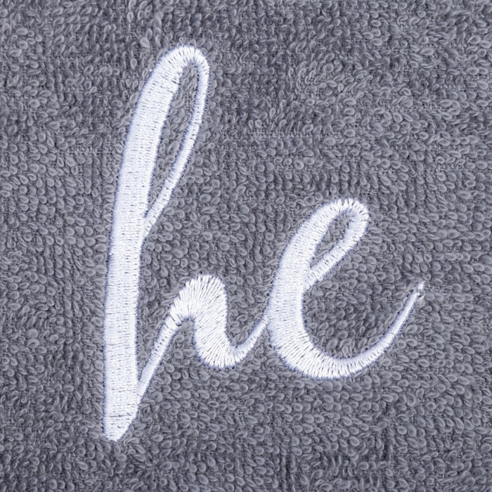 Набор полотенец Набор полотенец "She & He" 35х50 см-2 шт, 100% хлопок, 350 г/м2