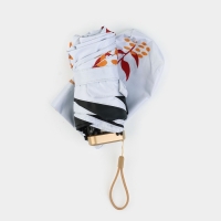 Зонт женский &laquo;Осеннее настроение&raquo;, 6 спиц, складывается в размер телефона.