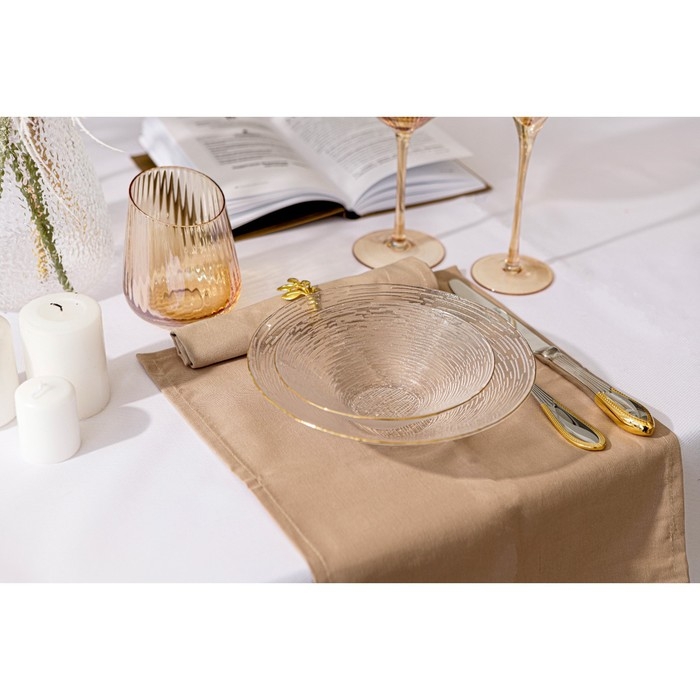 Салатник стеклянный &laquo;Фьюжн&raquo;, 600 мл, 20,5&times;5,5 см