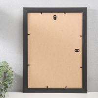 Фоторамка пластик "МИРАМ" 25х35 см, 647221-12, серебро (пластиковый экран)