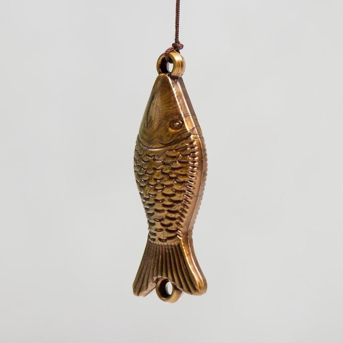 Музыка ветра металл "Инь-ян" 3 колокольчика 47 см