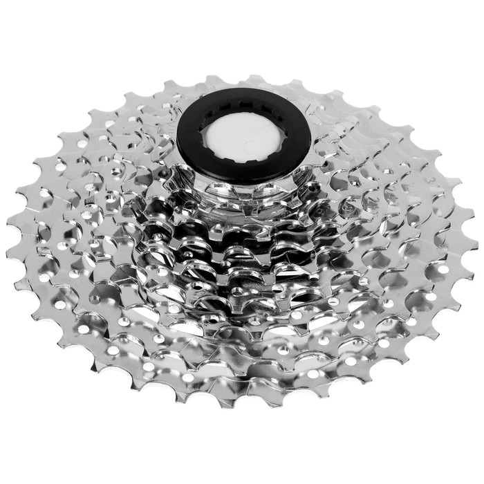 Кассета CS-05 SUPERWIN 9 скоростей, 11-32 зубьев, хромированная