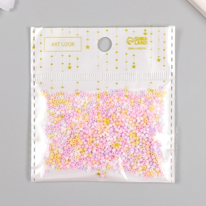 Бисер стекло 11/0 Бисер стекло 11/0 "Матовый. Меланж макарун" 10 гр