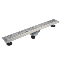 Трап линейный AFLORN AF20307-70, 700х70 мм, c флaнцeм своб. вращения 360&deg;, нерж. сталь