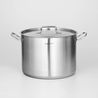 Кастрюля &laquo;Общепит&raquo;, 15 л, d=30 см, h=22 см, капсульное дно, индукция