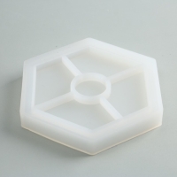 Набор для создания поддона из гипса с сухоцветами &laquo;Шестиугольник&raquo;