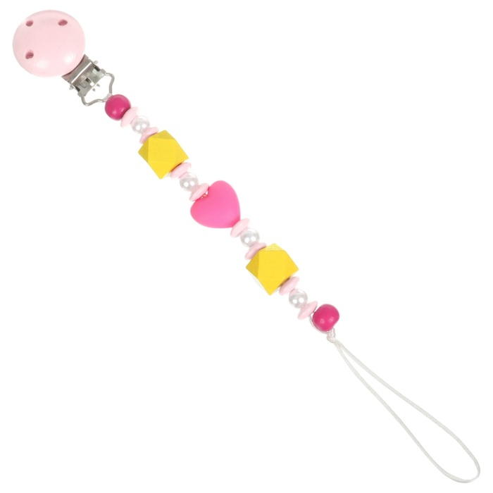 Подарочный набор: Держатель для соски-пустышки и прорезыватель &laquo;Принцесса&raquo;, Mum&Baby