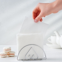 Салфетница Доляна &laquo;Сердце&raquo;,13&times;7&times;6 см