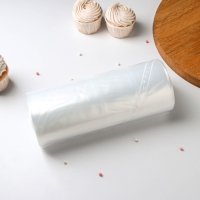 Мешок кондитерский, h=55 см, рулон 100 шт, 55&times;25 см, цвет прозрачный