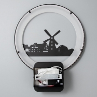 Бра 2496/1 LED 15Вт 4000К черный 24х24х30 см