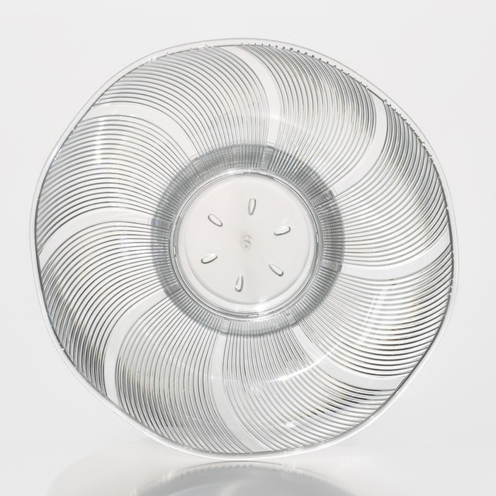 Ваза для фруктов Доляна «Лёгкость», d=26,5 см, цвет прозрачный Ваза для фруктов Доляна «Лёгкость», d=26,5 см, цвет прозрачный