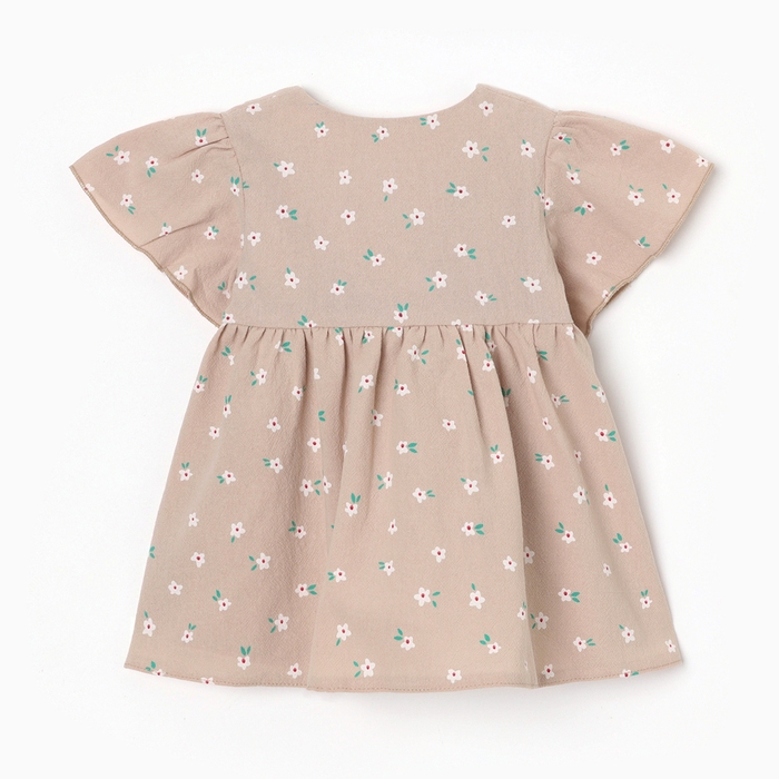 Платье детское Крошка Я "Цветы", р. 92-98, бежевый