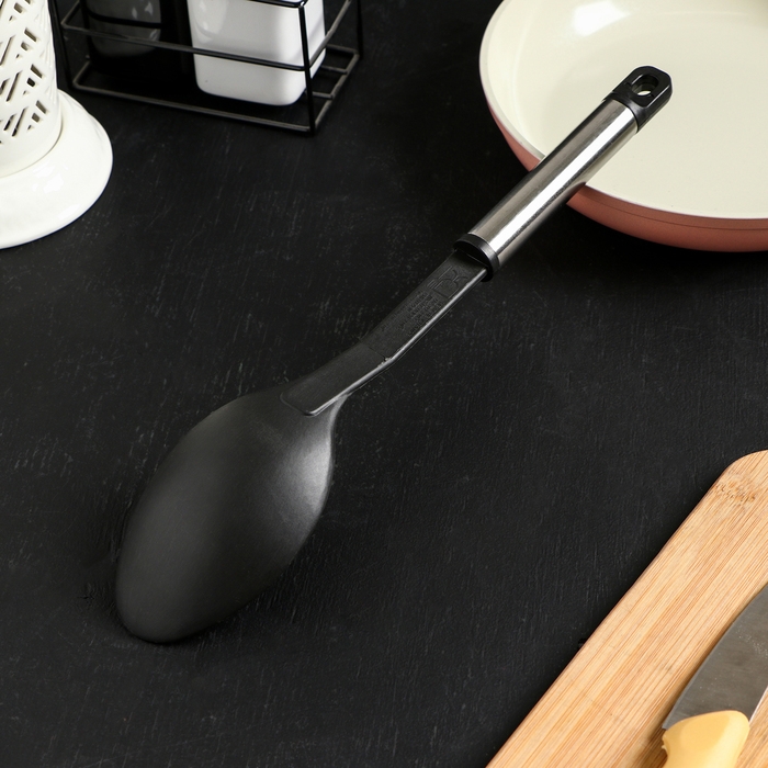 Ложка гарнирная Доляна &laquo;Антрацитовый блеск&raquo;, 29,5 см