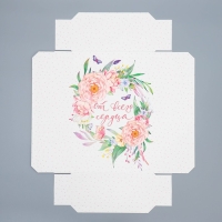 Коробка подарочная складная, упаковка, «Цветы», 30 х 20 х 9 см Коробка подарочная складная, упаковка, «Цветы», 30 х 20 х 9 см